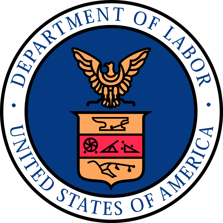 Logo of the US Department of Labor